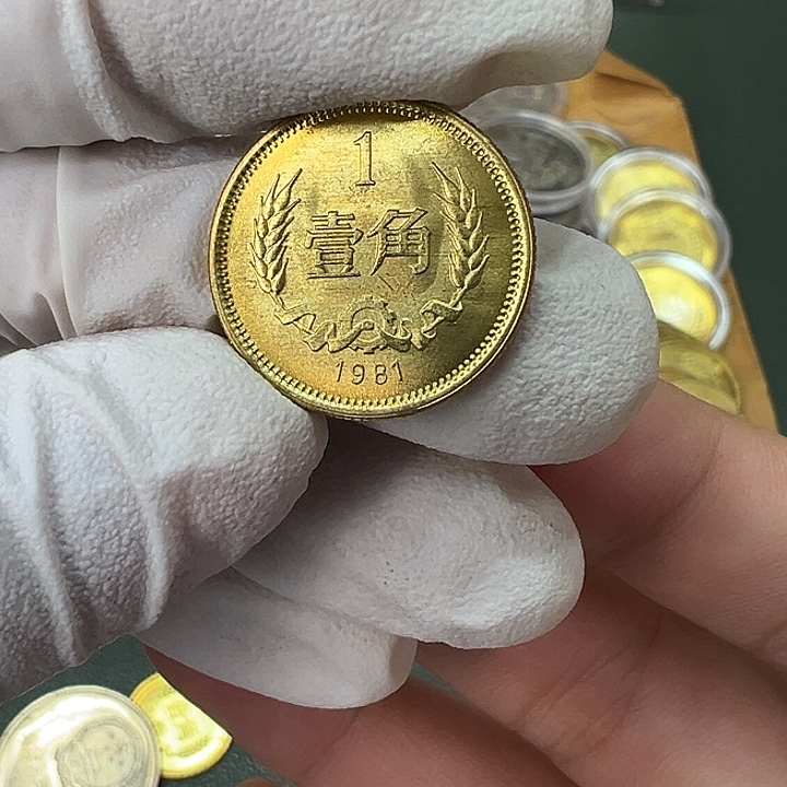 其他普通金属1981年1角一枚扣盒
