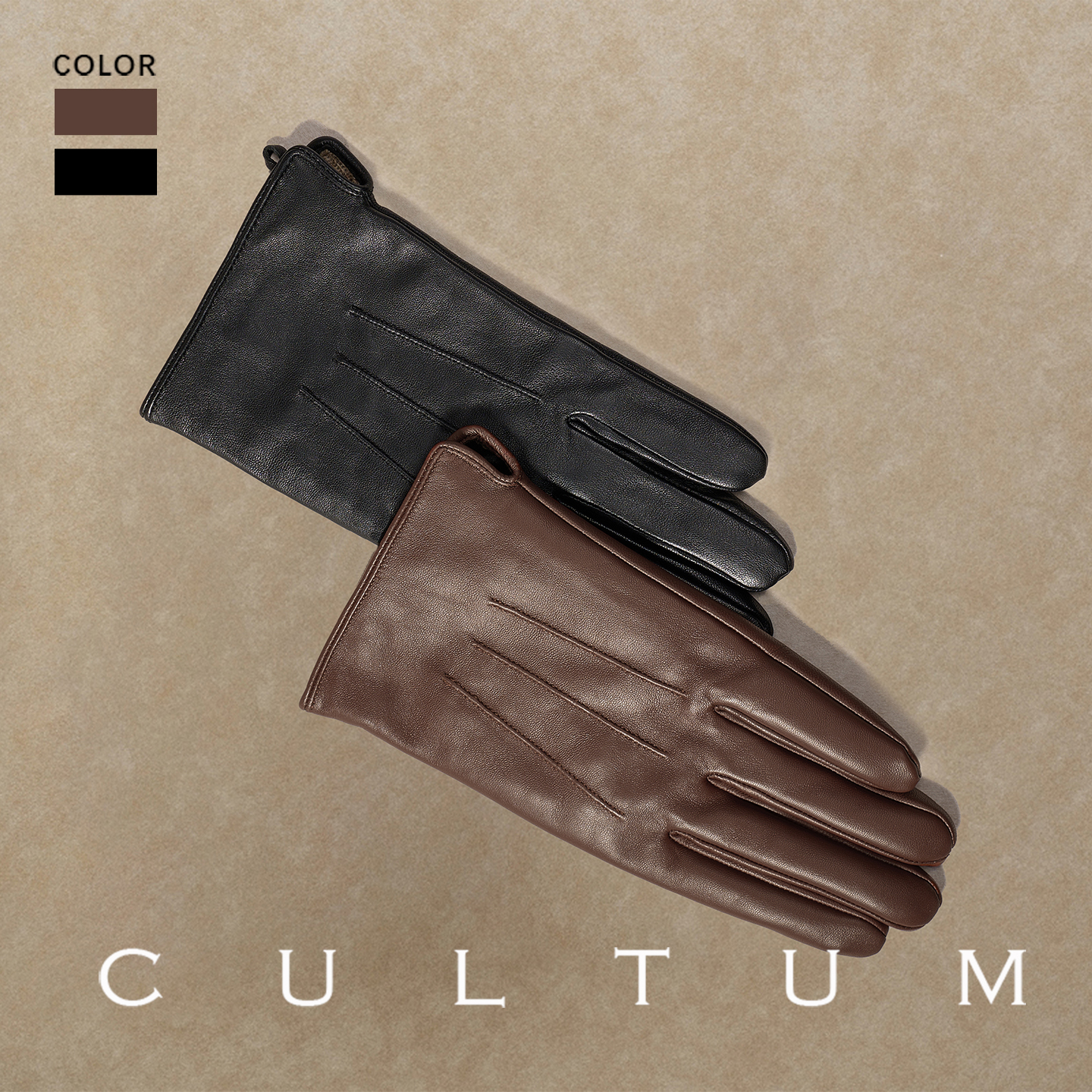 【100%羊皮可触屏】羊毛加绒手套男士冬季骑行摩托车防风保暖御寒