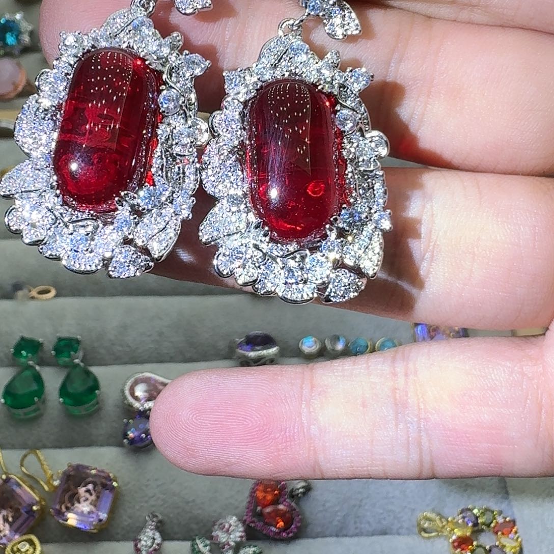 银S925镶嵌水晶戒指