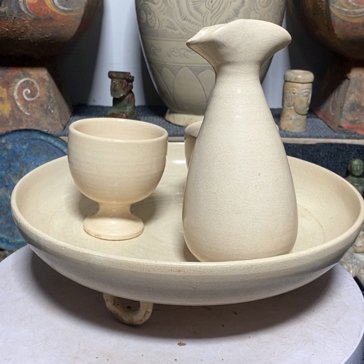 摆件青**人精品瓷器摆件