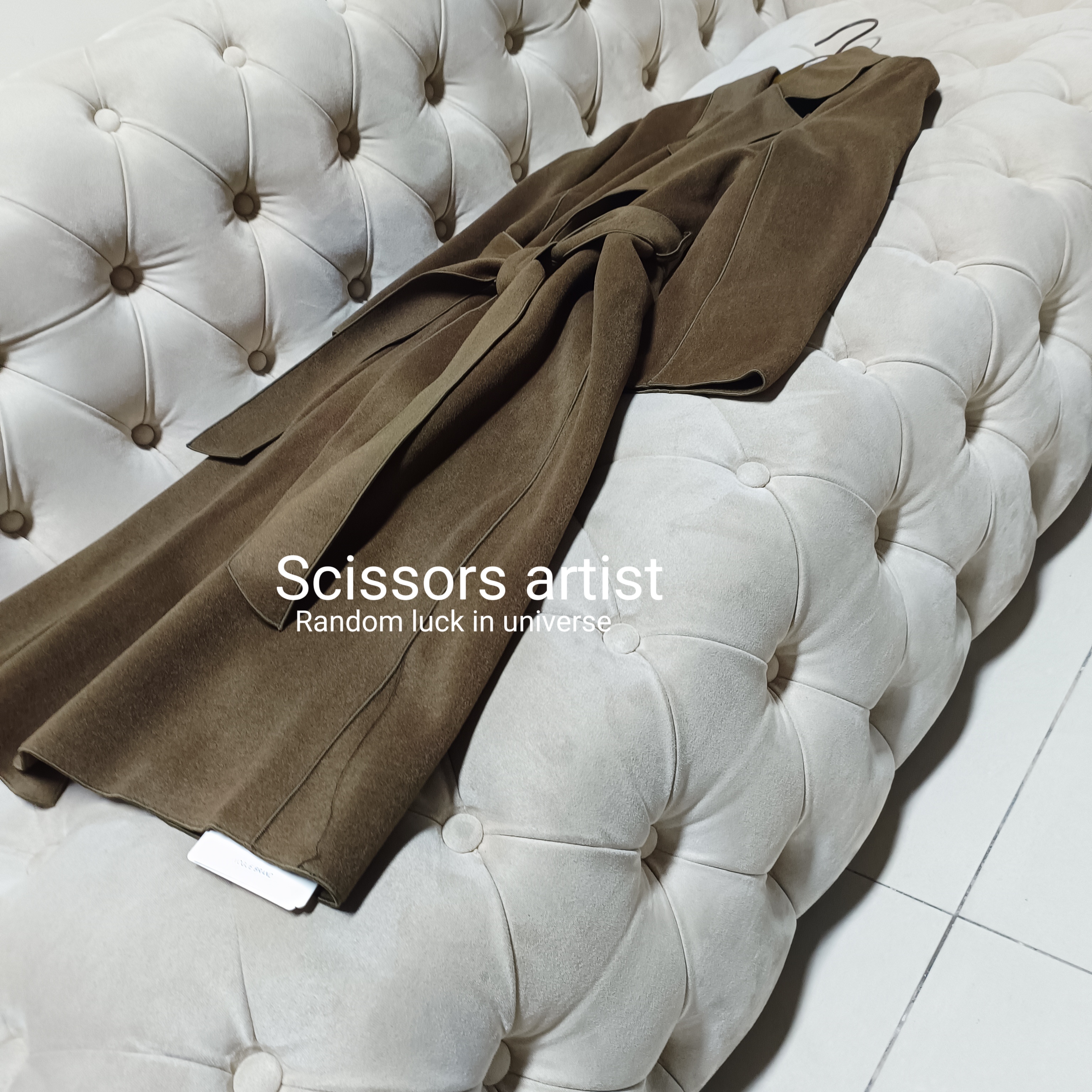 【Scissors artist】高端设计师走秀女装大衣5620