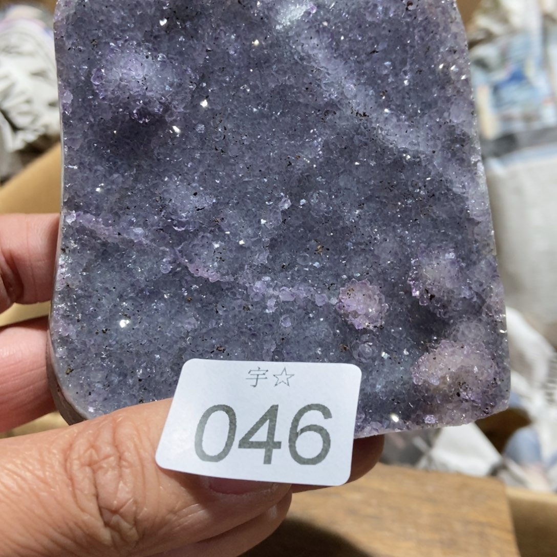 紫晶天然水晶摆件未镶嵌