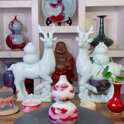 摆件禹州神后钧瓷原产地~