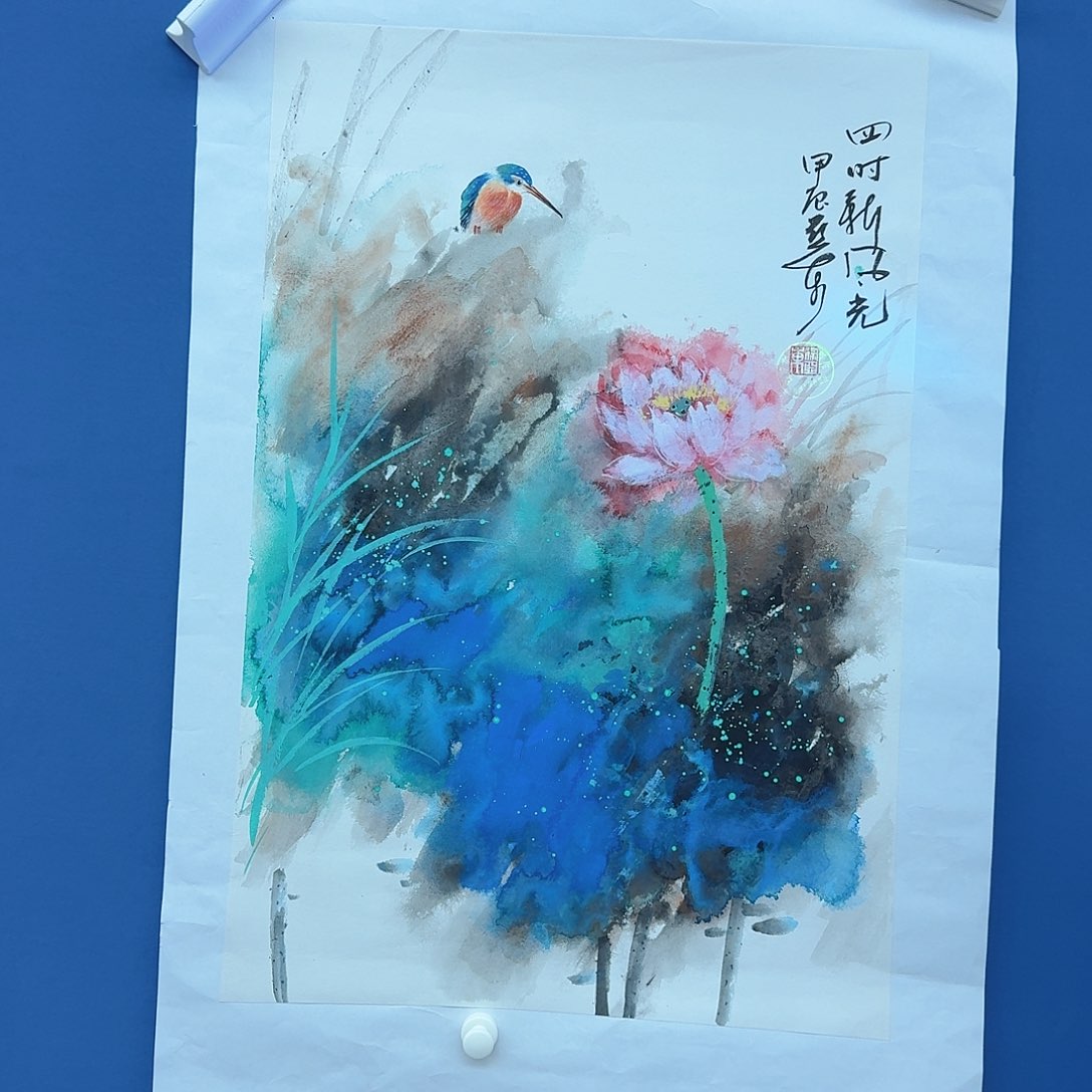 国画多次参加国内外大型