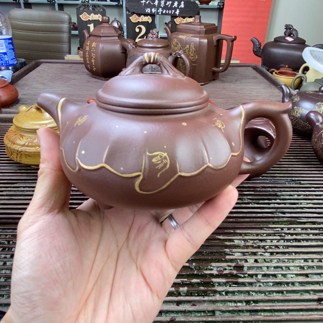 茶壶紫砂白3 福气多多 底槽清