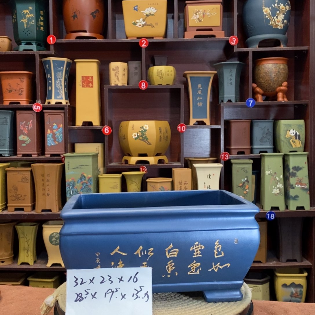 紫砂花盆紫砂艺术