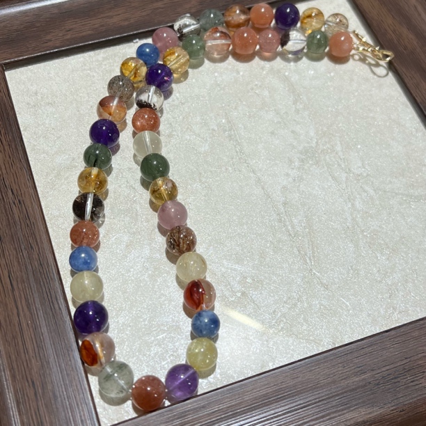 【晶澜月】AX060【svip私人定制版】天然水晶多宝项链 多样性发其一