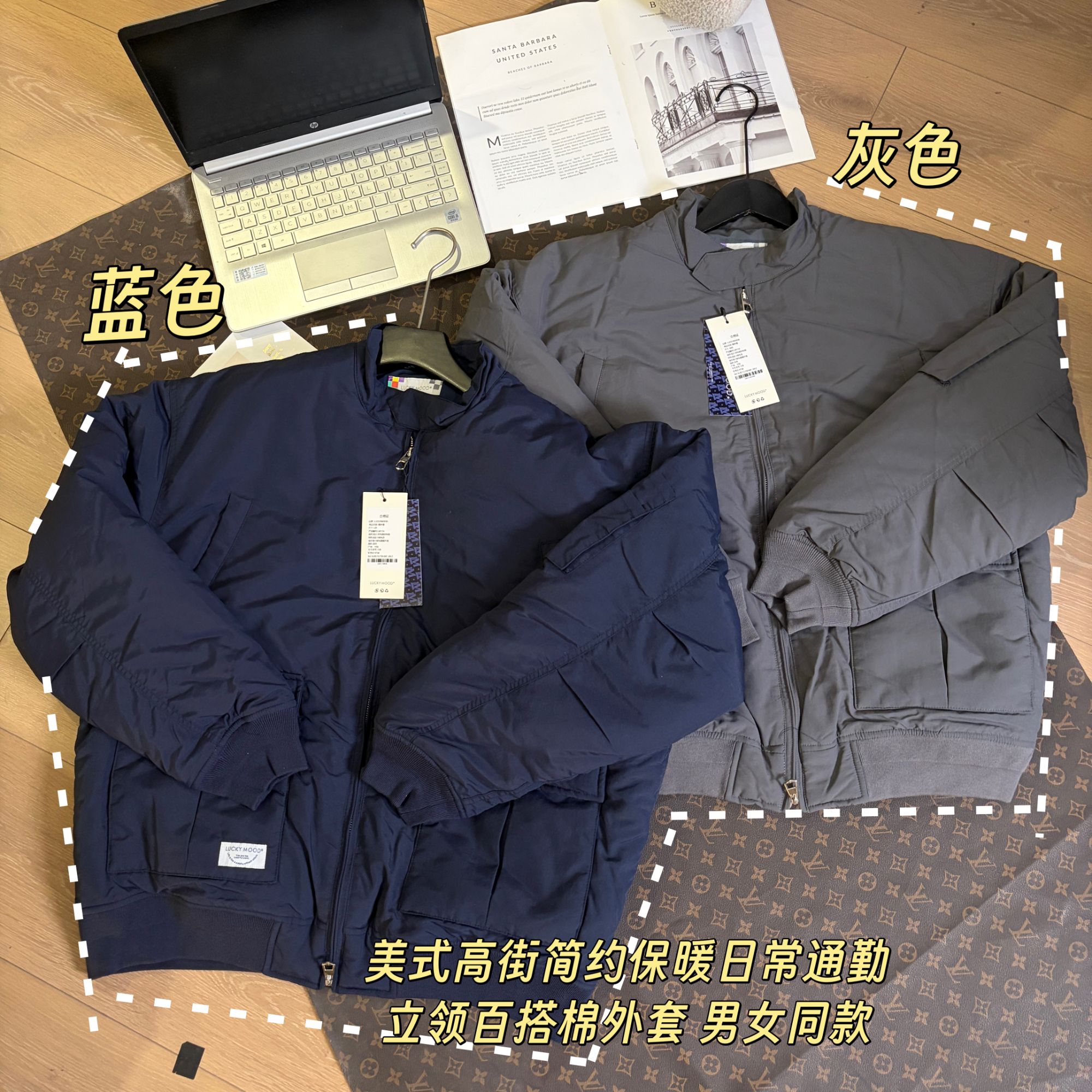 28119-新款潮流时尚工装棉服