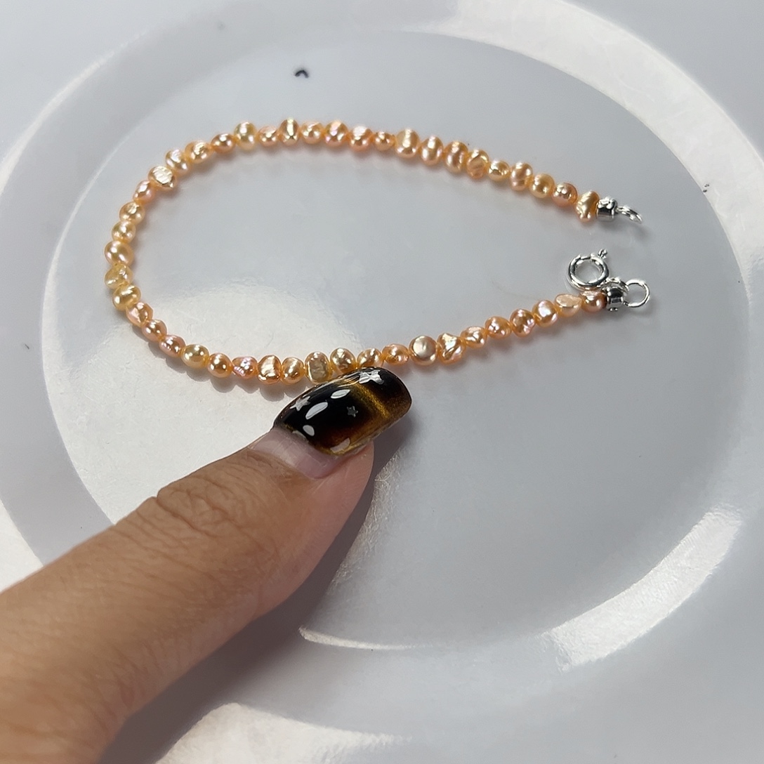 手绳钛钢淡水珍珠