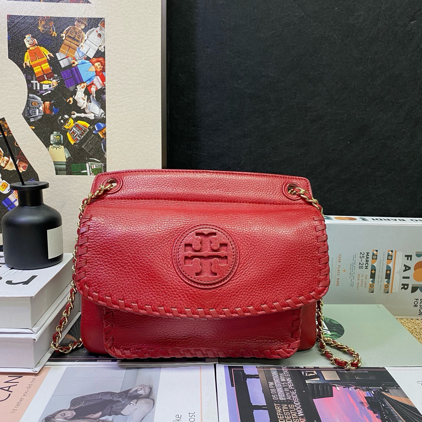 95新 TORY BURCH/汤丽柏琦 汤丽柏琦23287斜挎包26*17