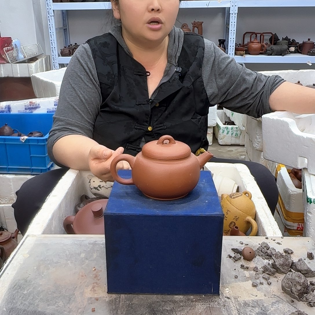 茶壶紫泥宜兴紫砂壶瑕疵处理
