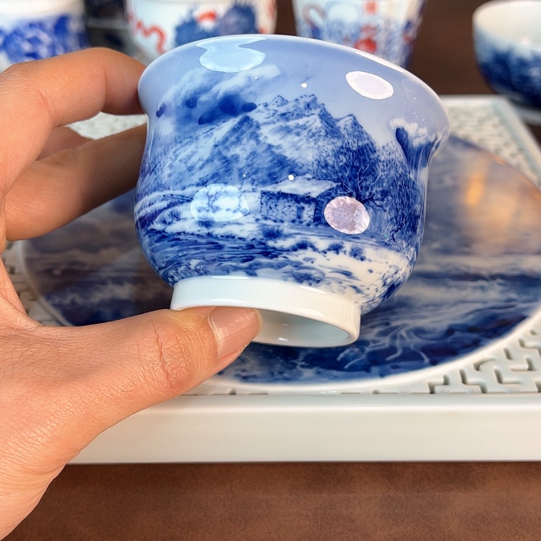 杯烟****当景德镇全手工手绘陶瓷