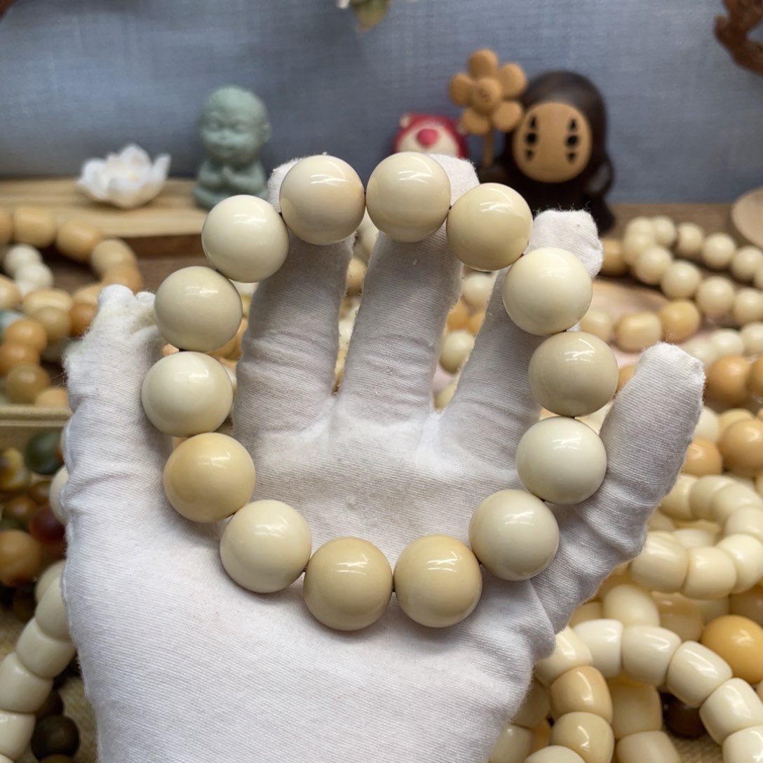 菩提根/象牙果吊坠18干磨瑕疵牙果圆珠632