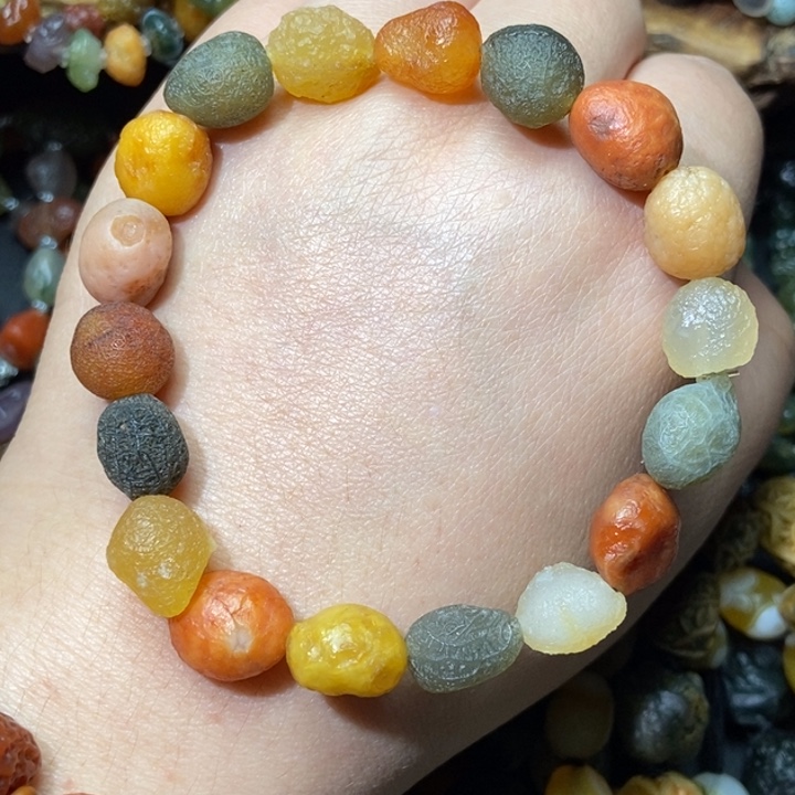 玛瑙/玉髓未镶嵌手链