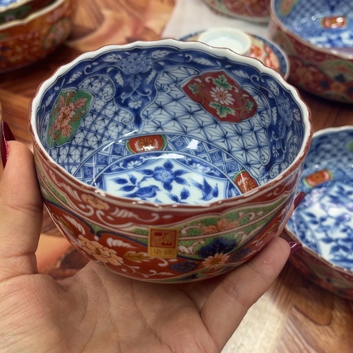 瓷片库山碗——-11-厘米-6.5-厘米——