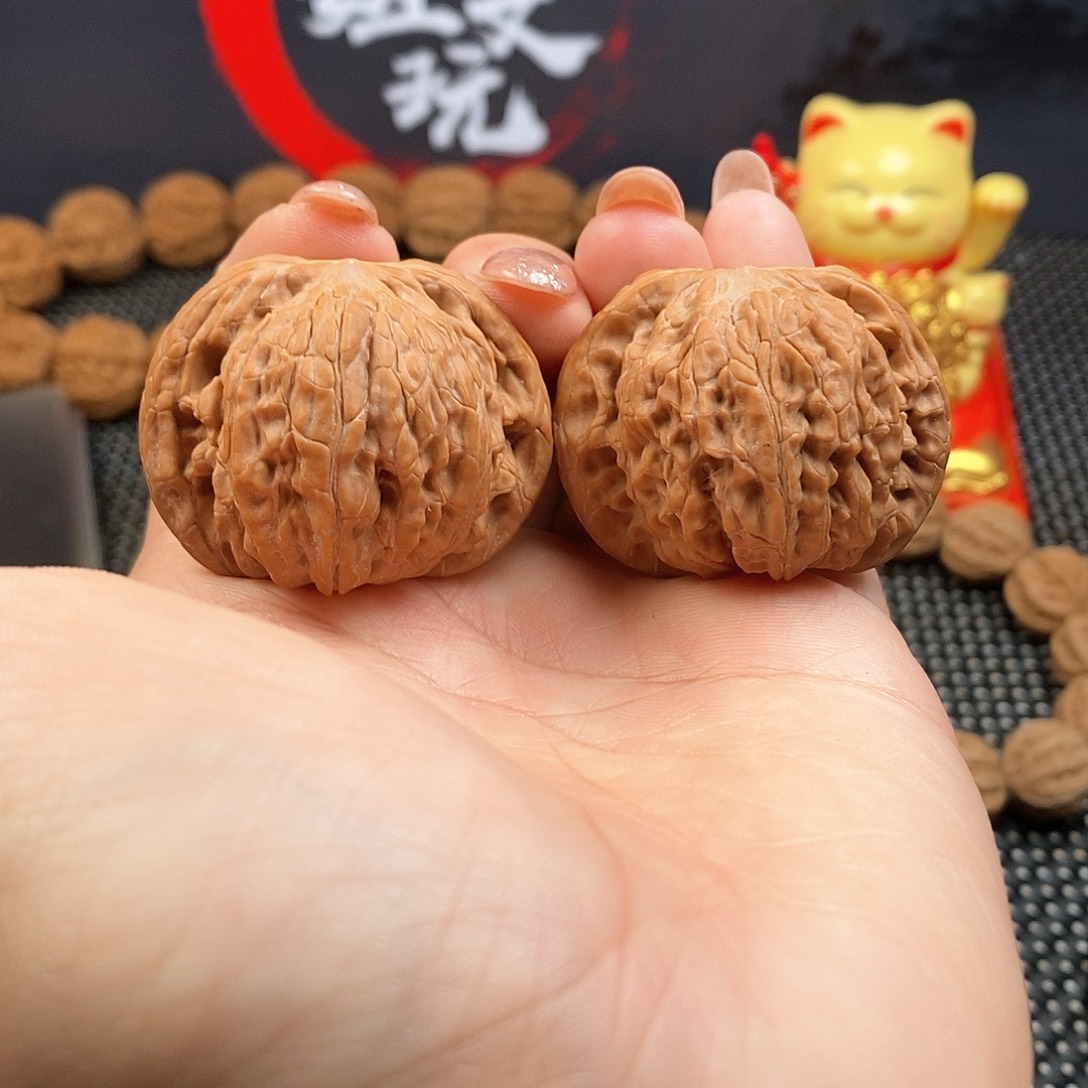 文玩核桃吊坠41尺磨盘全品