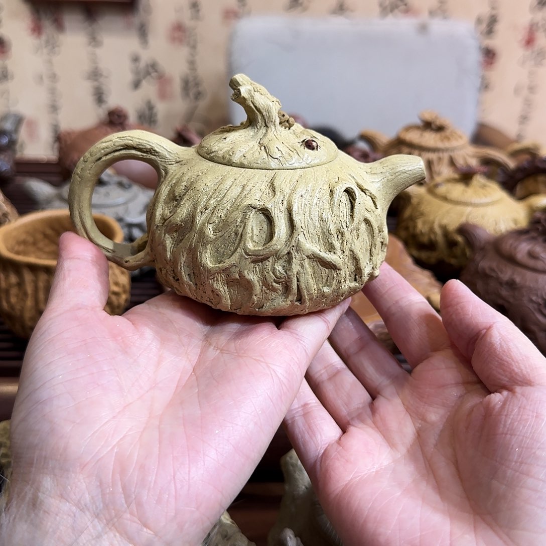 紫砂茶壶本绿供春