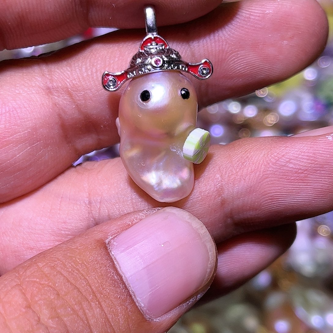 淡水珍珠未镶嵌吊坠(不含链)16