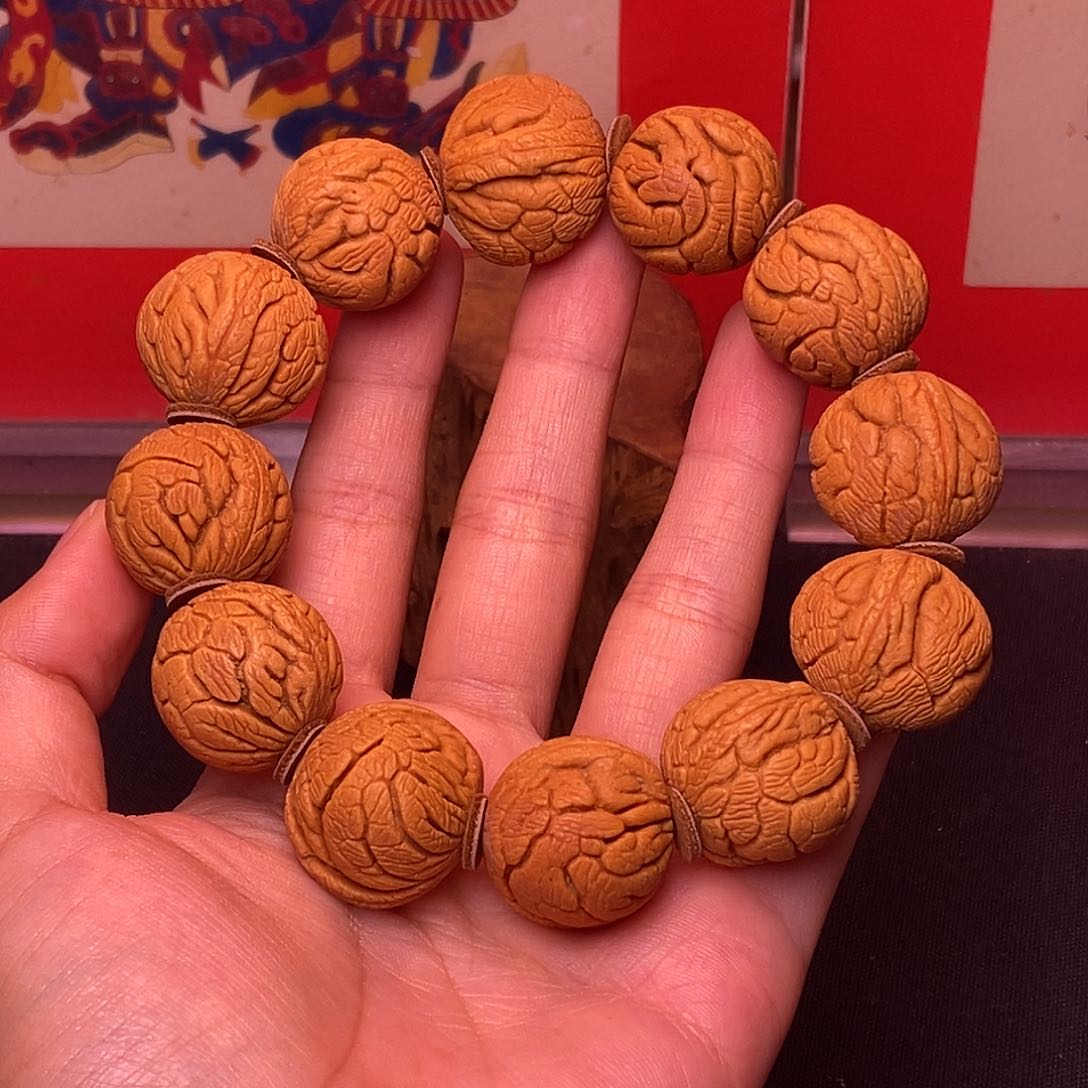 桃核吊坠C*K秦岭龙纹桃核1