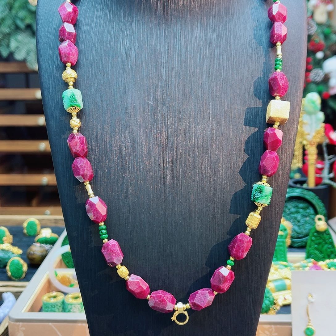 颈饰合金红宝石48小时鉴赏期