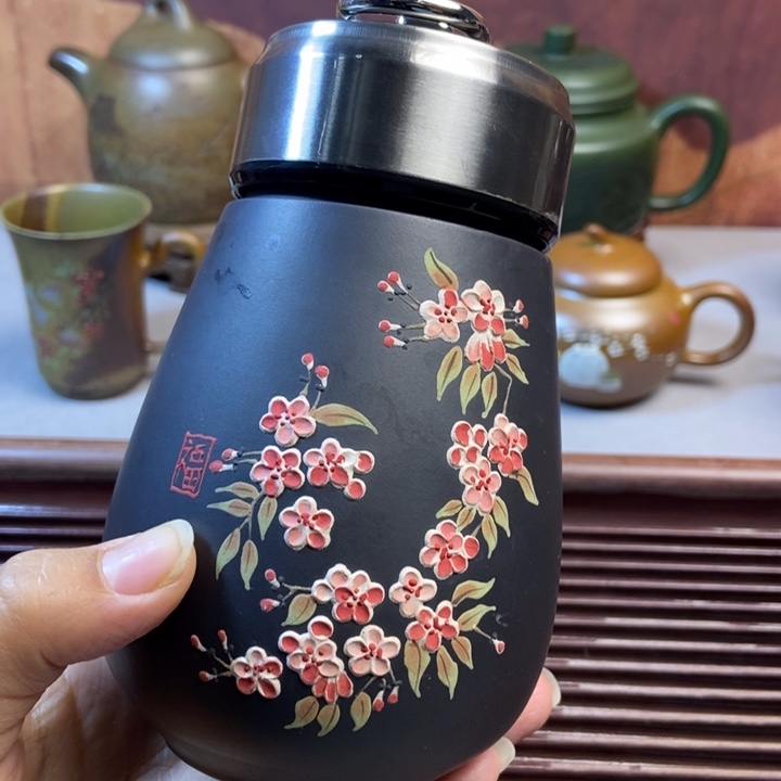 紫砂茶碗紫砂全手工