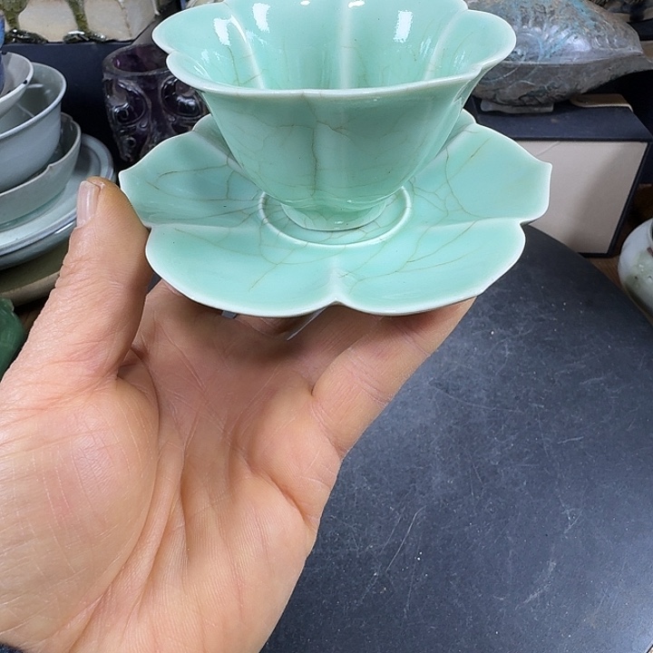 藏***缘瓷片器型美观精致大方