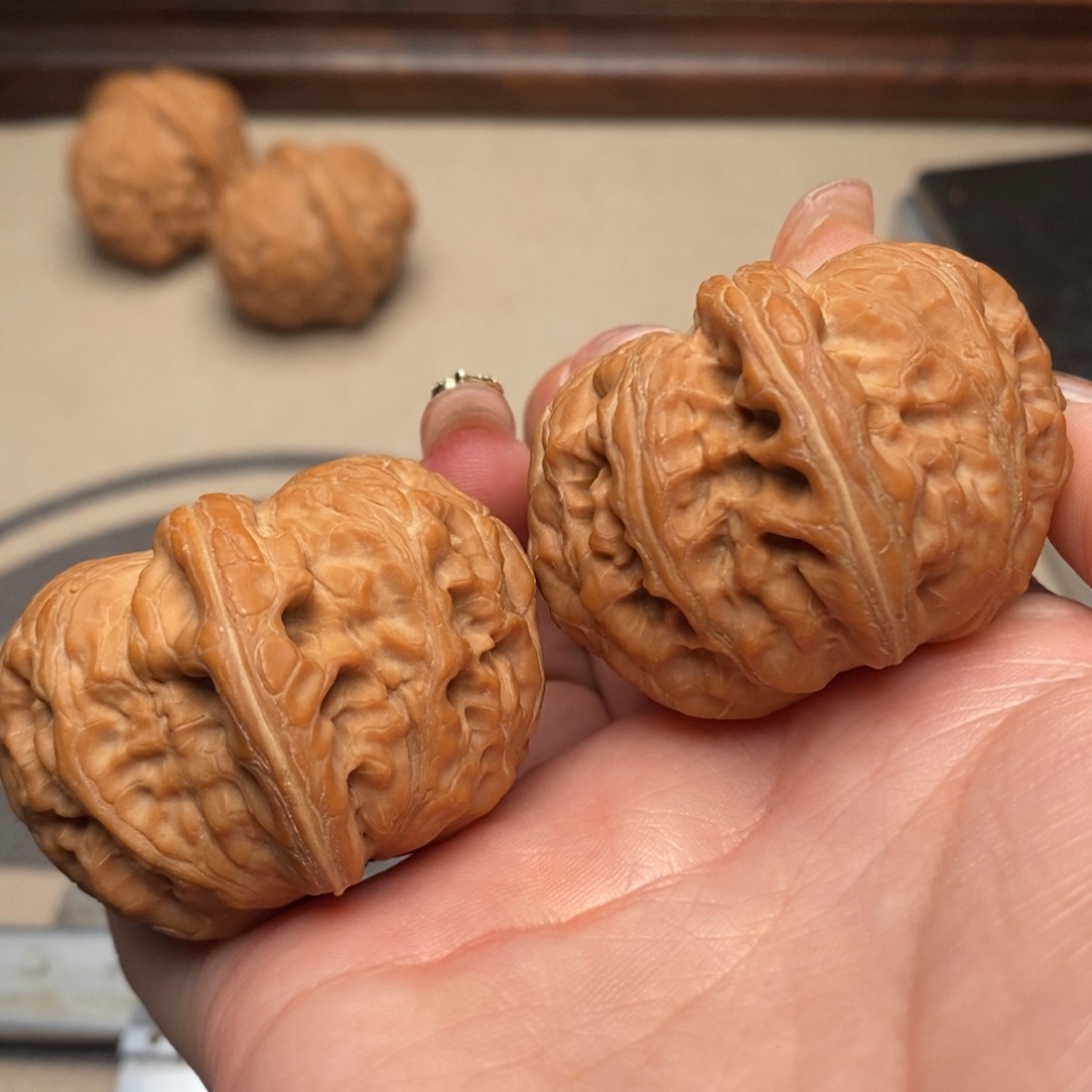 文玩核桃把件元宝44 S2号