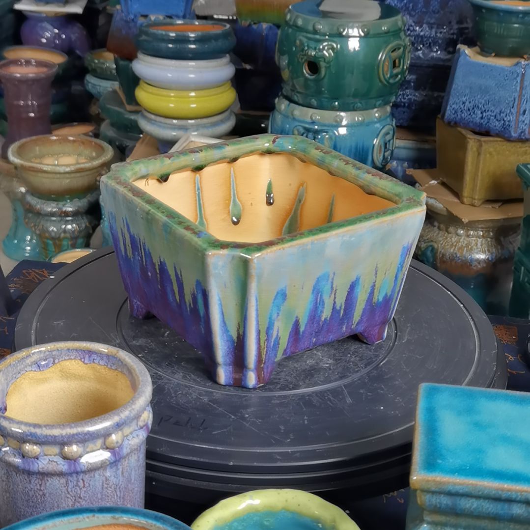 内口17深10石湾花盆默认微瑕