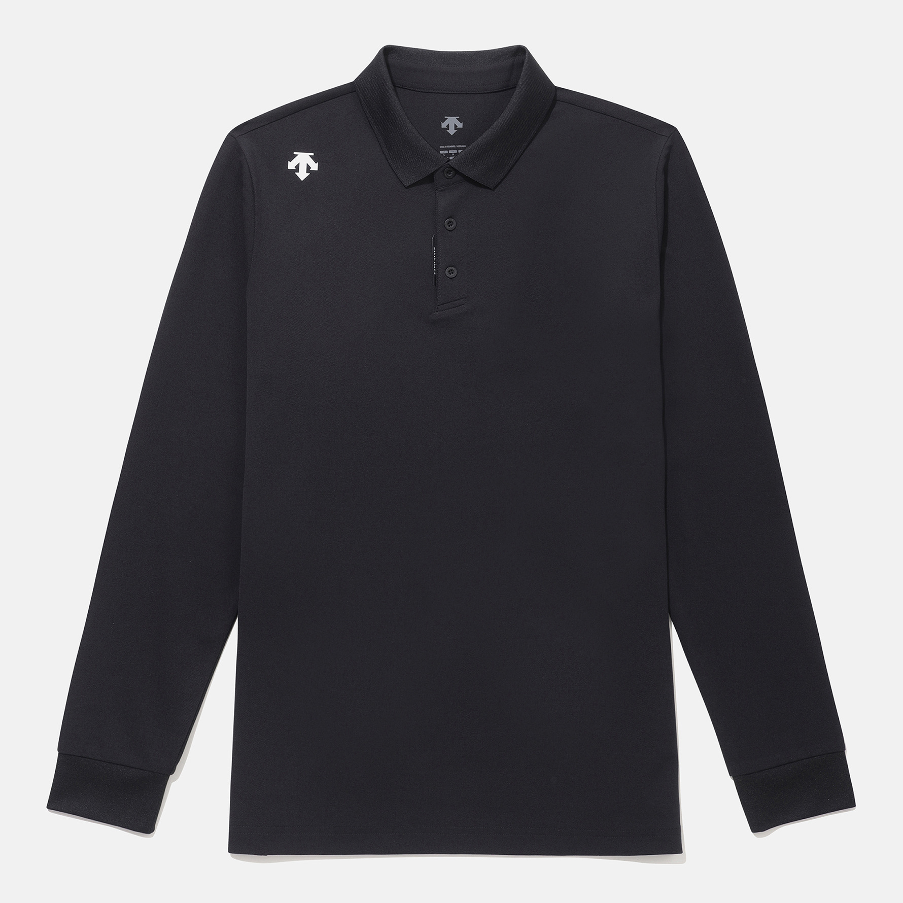 DESCENTE/迪桑特运动休闲POLO衫男女翻领长袖百搭SQ123UPL11