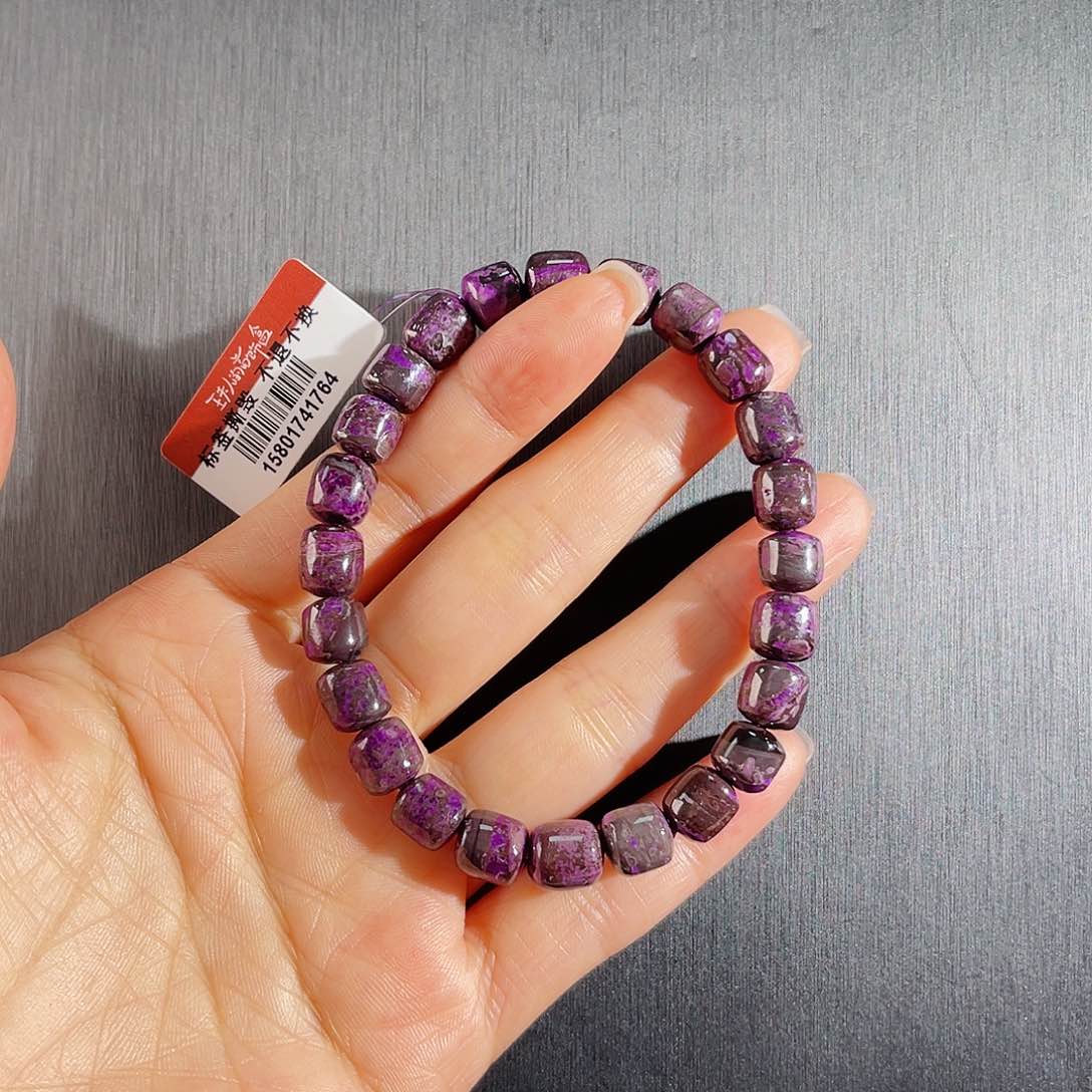 苏纪石（舒俱来）南非舒俱来老矿料手串未镶嵌