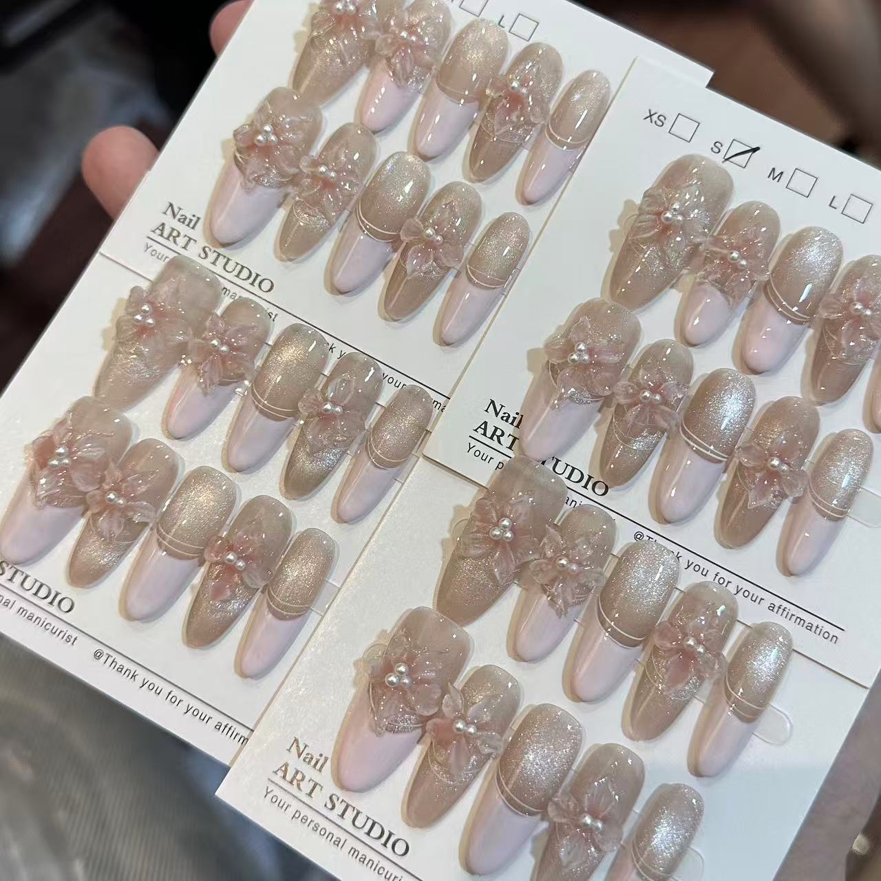 【冰花】纯手工穿戴甲