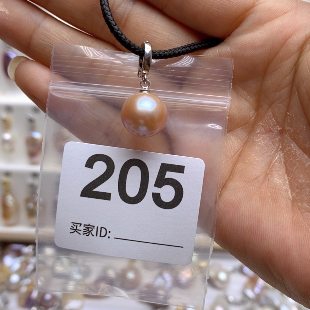 淡水珍珠颈饰银S925镶嵌糖**?205