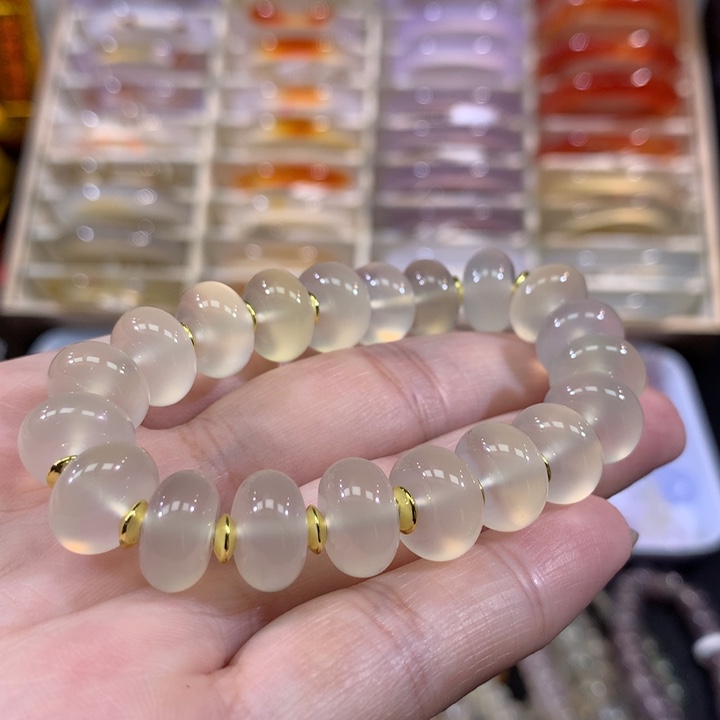 玛瑙/玉髓未镶嵌手链