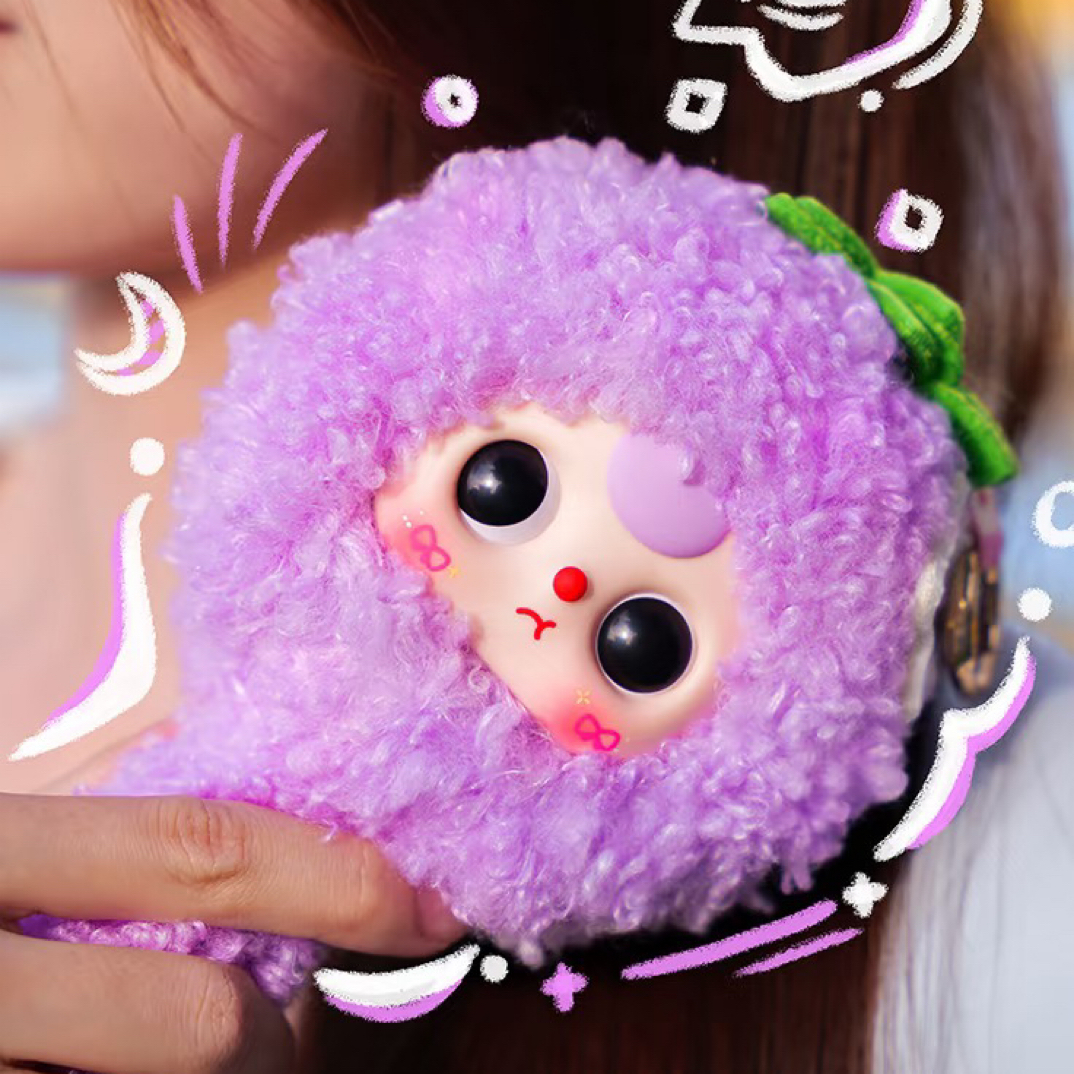 娃三岁给你梳梳头毛绒盲盒潮玩公仔女生生日礼物