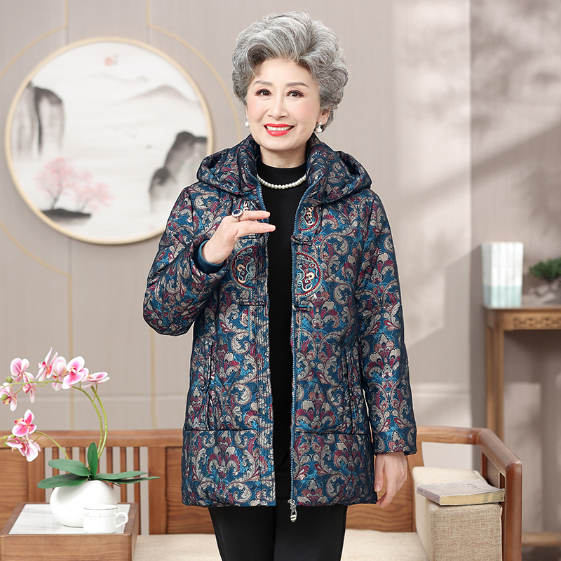 冬季新款极寒系列保暖羽绒服中老年加厚外套8826