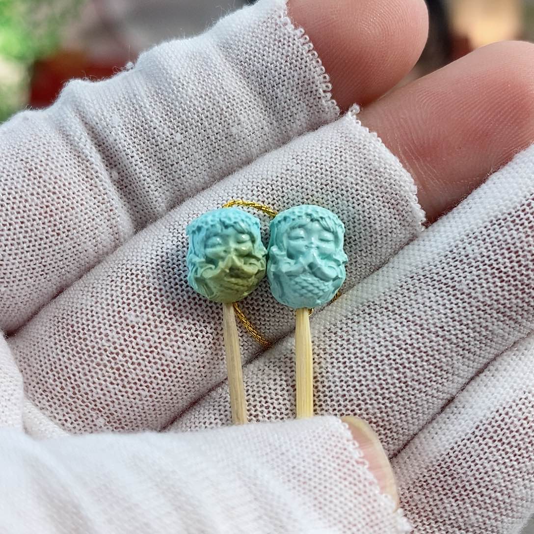 绿松石珠宝奇石未镶嵌