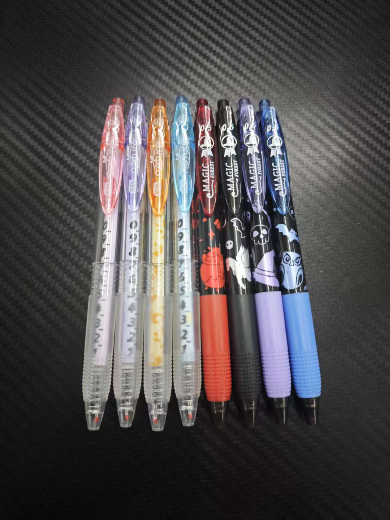 【发8支-至锦黑色组合】【4支8037自然+8032魔法森林】