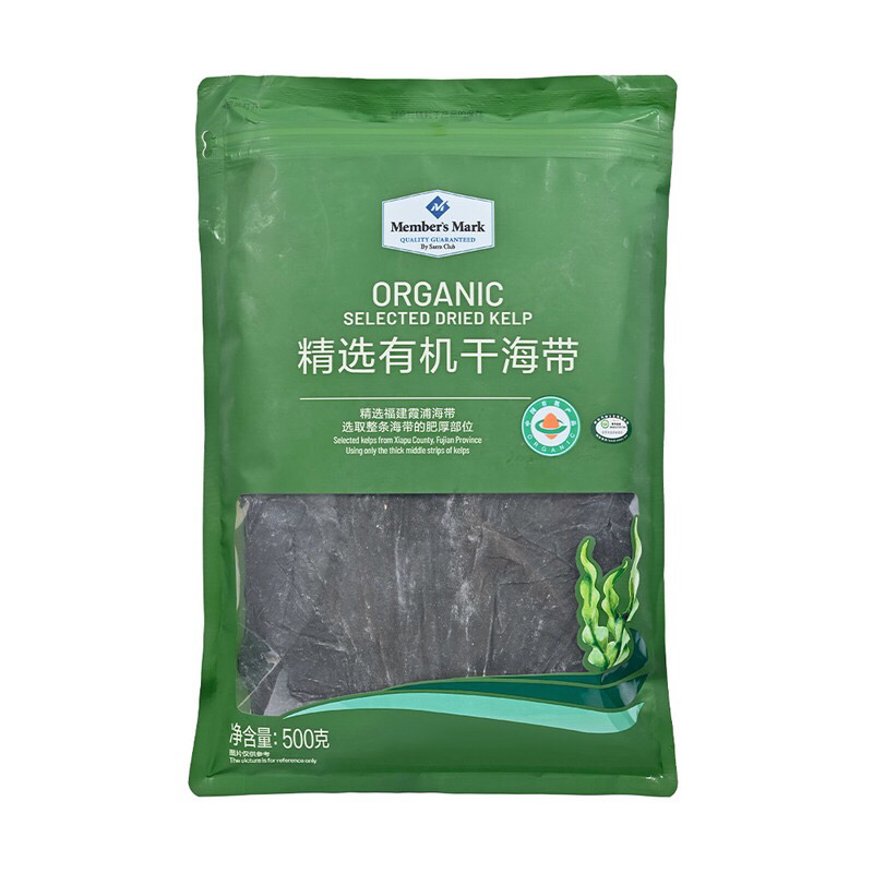 Member‘s Mark 精选有机干海带 500g