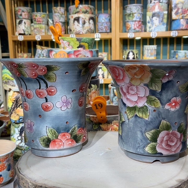 红陶景德镇艺术手绘作品