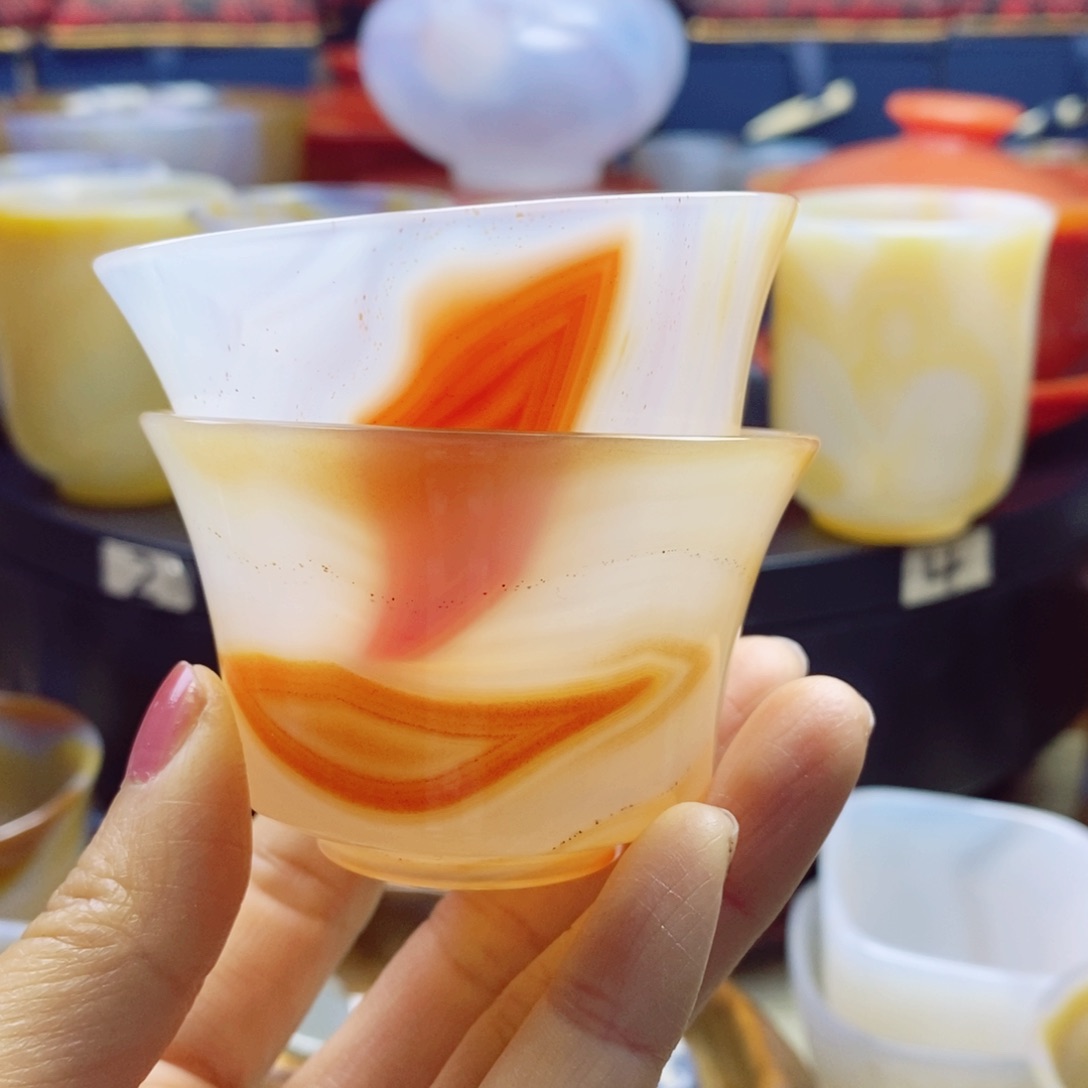 未镶嵌主人杯65毫升玛瑙/玉髓人****客