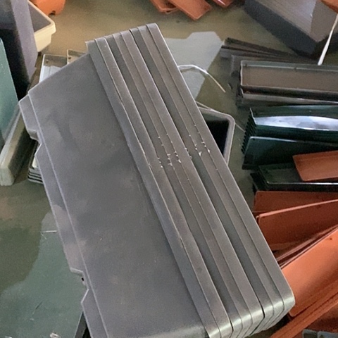 树脂瑕疵菜盆49长8个无托黑色