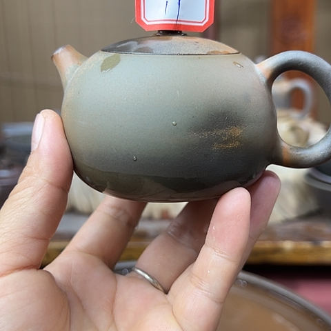 ****z戬谷龙窑柴烧茶壶19