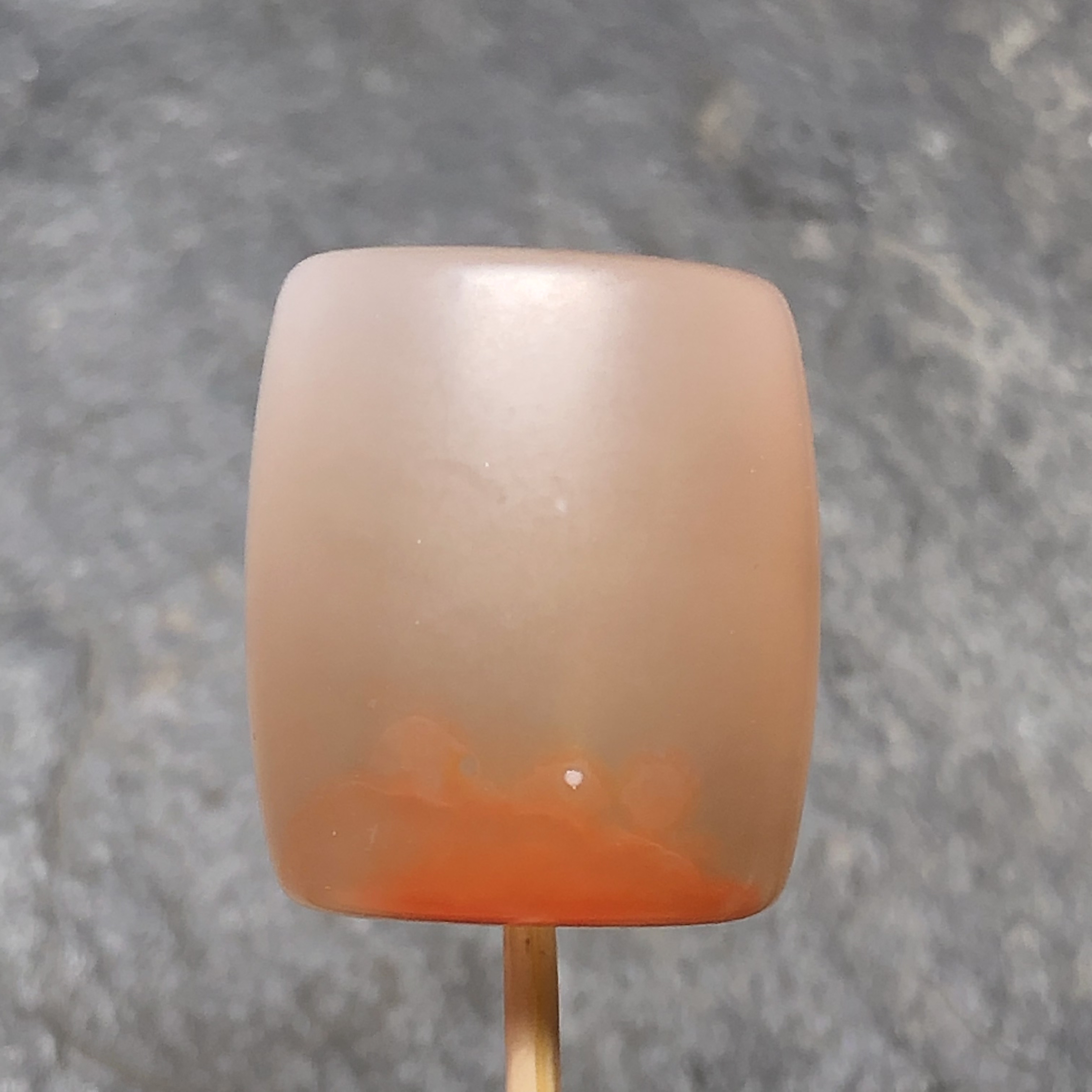 川料南红玛瑙手工打磨桶珠长20.8直径18毫米无裂