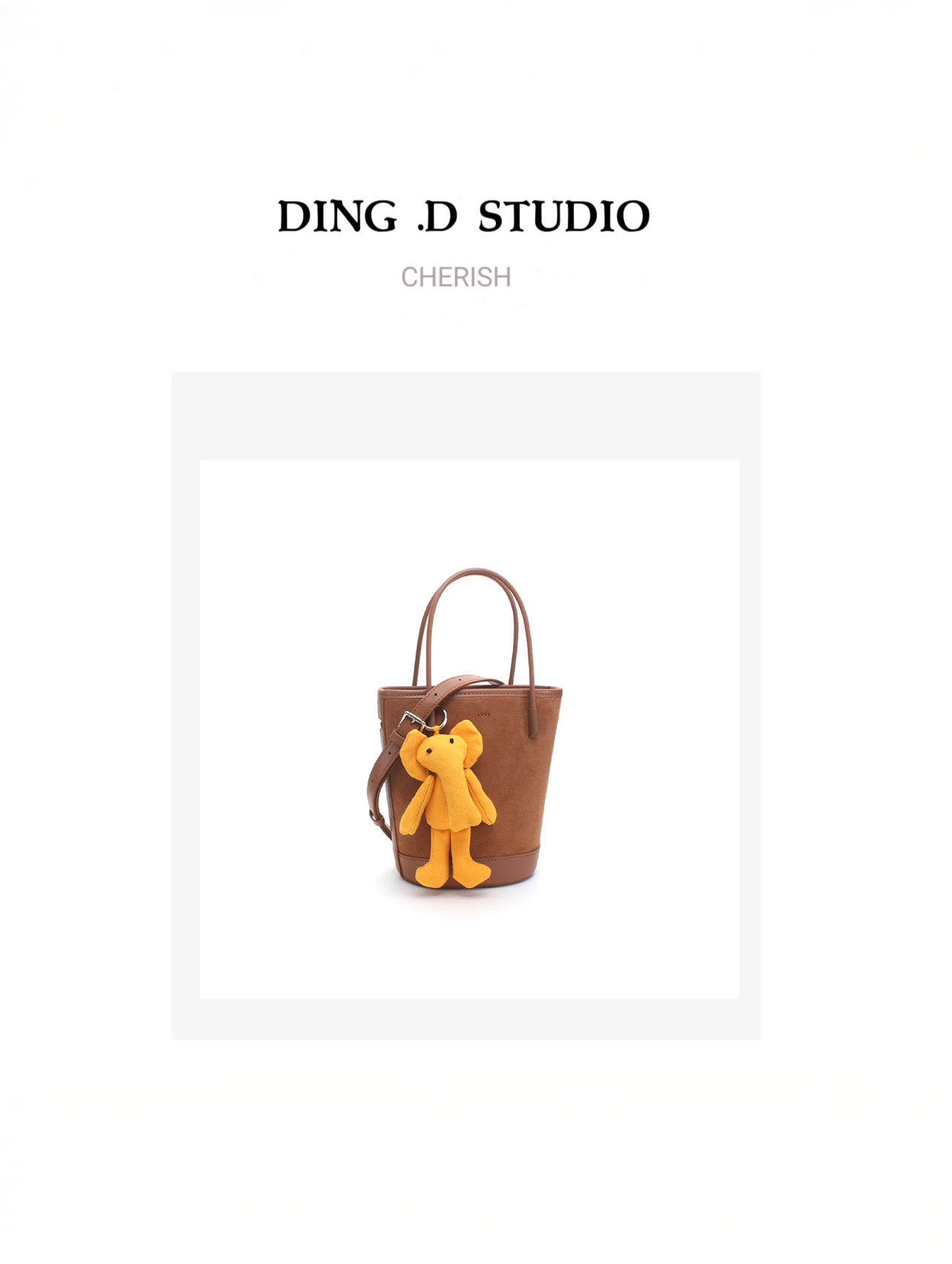 【尼泊尔小象】DING.D新品百搭简约单肩休闲时尚气质ins女包24047