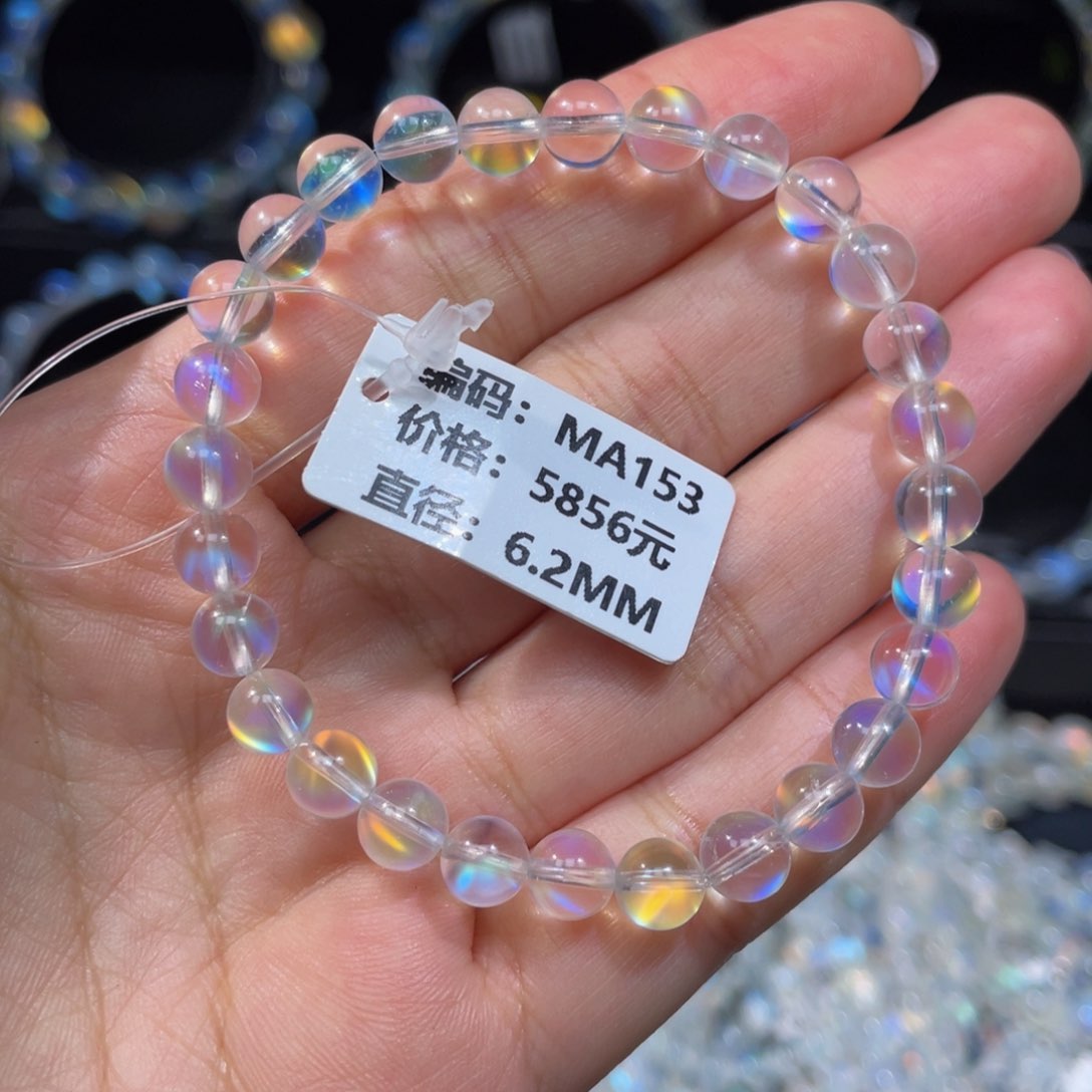 月光石手串未镶嵌s***帥MA153#6.2mm
