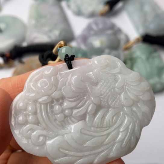 翡翠未镶嵌挂件翡翠