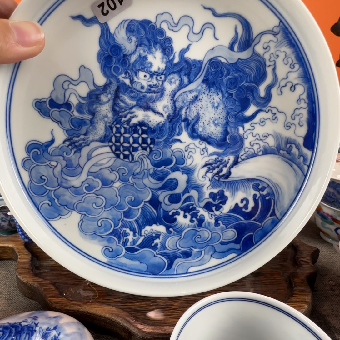 瓷片景德镇手绘青花瓷器102