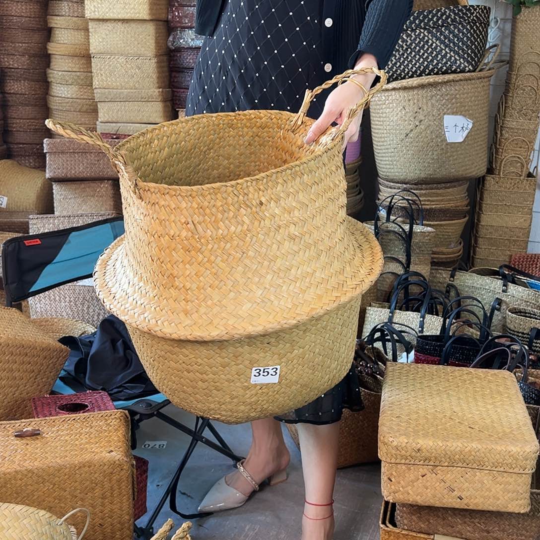 草编草编包/草编收纳盒微瑕疵