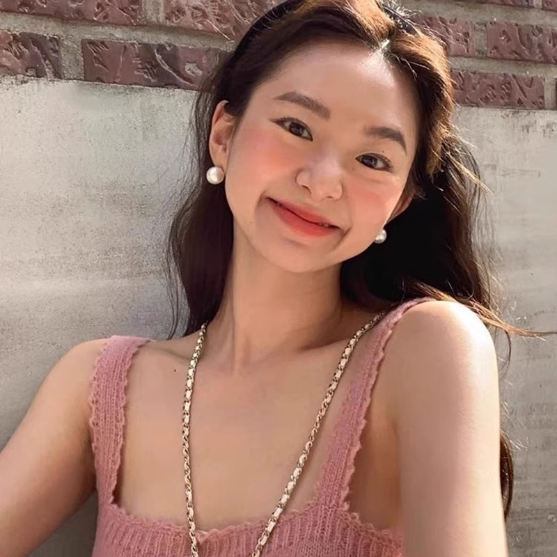 非金属仿珍珠耳饰 法式耳钉复古耳环轻奢高级感2025新款爆款百搭