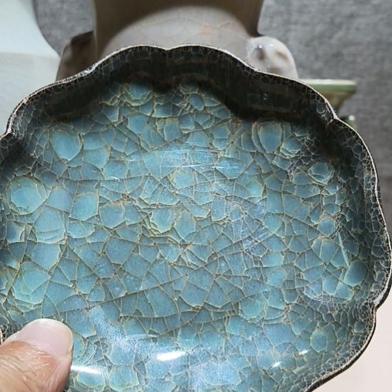 威***张龙泉冰丝开票笔洗一个